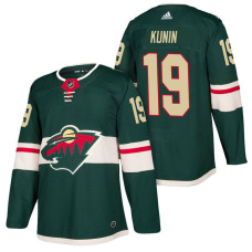 #19 Luke Kunin Green 2018 New Season Player Home Jersey