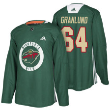 #64 Green New Season Practice Mikael Granlund Jersey