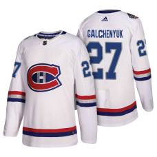 #27 White NHL100 Classic Alex Galchenyuk Jersey
