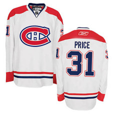 Carey Price #31 White Away Authentic Jersey