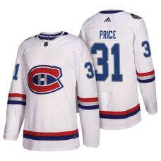 #31 White NHL100 Classic Carey Price Jersey