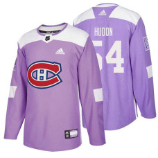 #54 Charles Hudon Purple Hockey Fights Cancer Authentic Jersey