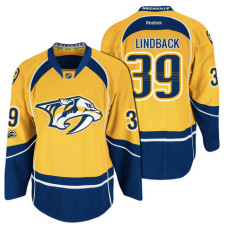 #39 Anders Lindback Gold 2017 Draft New-Outfitted Player Premier Jersey