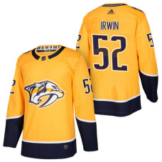 #52 Matt Irwin Gold 2018 New Season Home Authentic Jersey