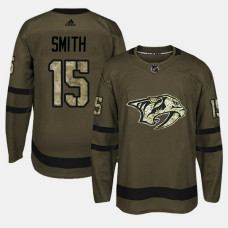 #15 Camo Salute To Service Craig Smith Jersey