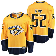 #52 Breakaway Player Matt Irwin Jersey Gold