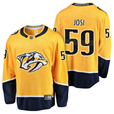 #59 Breakaway Player Roman Josi Jersey Gold