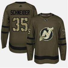 #35 Camo Salute To Service Cory Schneider Jersey