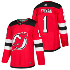 #1 Keith Kinkaid Red 2018 New Season Home Authentic Jersey