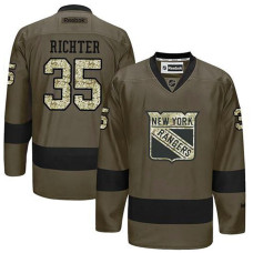 Mike Richter #35 Green Camo Player Jersey