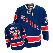 Henrik Lundqvist #30 Navy Blue Alternate Jersey