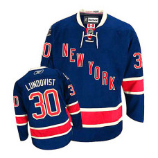 Henrik Lundqvist #30 Navy Blue Alternate Replica Jersey