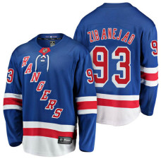 #93 Breakaway Player Mika Zibanejad Jersey Royal