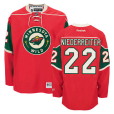 Nino Niederreiter #22 Red Home Jersey