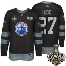#27 Milan Lucic Black 2017 Stanley Cup Final 100th Classic Limited Fashion Jersey