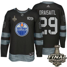 #29 Leon Draisaitl Black 2017 Stanley Cup Final 100th Classic Limited Fashion Jersey