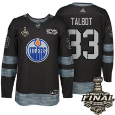 #33 Cam Talbot Black 2017 Stanley Cup Final 100th Classic Limited Fashion Jersey