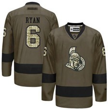 Bobby Ryan #6 Green Camo Player Jersey