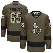 Erik Karlsson #65 Green Camo Player Jersey