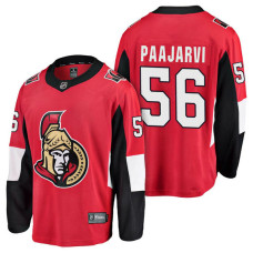 #56 Breakaway Player Magnus Paajarvi Jersey Red