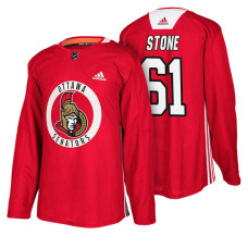 #61 Red New Season Practice Mark Stone Jersey