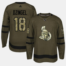 #18 Camo Salute To Service Ryan Dzingel Jersey