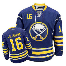 Pat Lafontaine #16 Navy Blue Home Replica Jersey