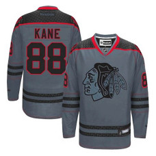 Patrick Kane #88 Charcoal Cross Check Fashion Jersey