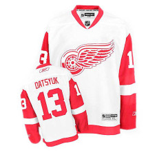 Pavel Datsyuk #13 White Away Jersey