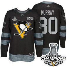 #30 Matt Murray Black 2017 Stanley Cup Champions 100th Classic Limited Fashion Jersey