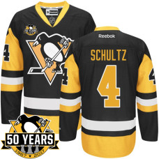 #4 Justin Schultz Black Hockey Alternate Premier Jersey