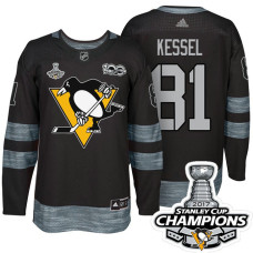 #81 Phil Kessel Black 2017 Stanley Cup Champions 100th Classic Limited Fashion Jersey