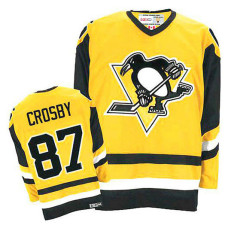 Sidney Crosby #87 Gold Throwback Jersey