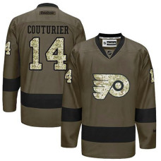 Sean Couturier #14 Green Camo Player Jersey