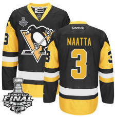 Olli Maatta #3 Black 2016 Stanley Cup Alternate Final Bound Jersey