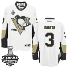 Olli Maatta #3 White 2016 Stanley Cup Away Final Bound Jersey