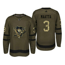 #3 Olli Maatta Camo Salute To Service Jersey