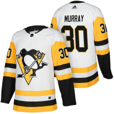 #30 Matt Murray White 2018 Season Authentic Team Away Jersey