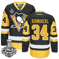 Tom Kuhnhackl #34 Black 2016 Stanley Cup Alternate Final Bound Jersey