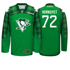 #72 Patric Hornqvist Kelly Green Patty's Pride St. Patrick's Day Jersey