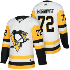 #72 Patric Hornqvist White 2018 Season Authentic Team Away Jersey