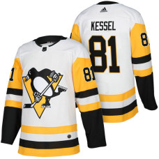 #81 Phil Kessel White 2018 Season Authentic Team Away Jersey