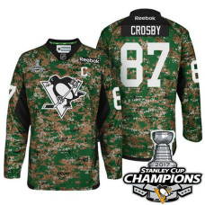 #87 Sidney Crosby Camo 2017 Stanley Cup Champions Military Appreciation Premier Jersey