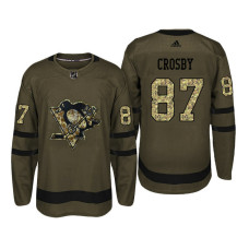 #87 Sidney Crosby Camo Salute To Service Jersey