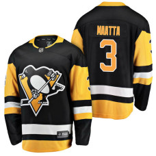 #3 Breakaway Player Olli Maatta Jersey Black