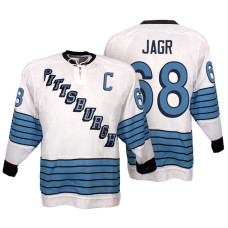 Jaromir Jagr #68 White First Of Three Historic Throwback Jersey