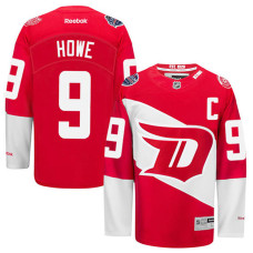 Gordie Howe #9 Red 2016 Stadium Series Jersey