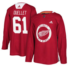 #61 Xavier Ouellet Red Practice Jersey