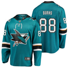 #88 Breakaway Player Brent Burns Jersey Teal