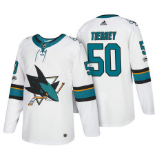 #50 Chris Tierney White 2018 New Season Team Road Jersey